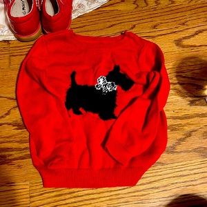 Scottie dog sweater